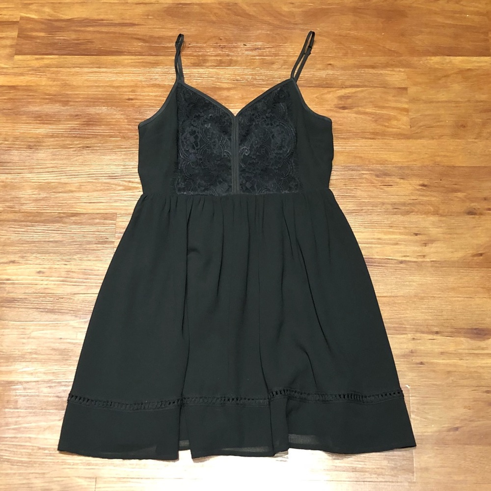 Black babydoll dress